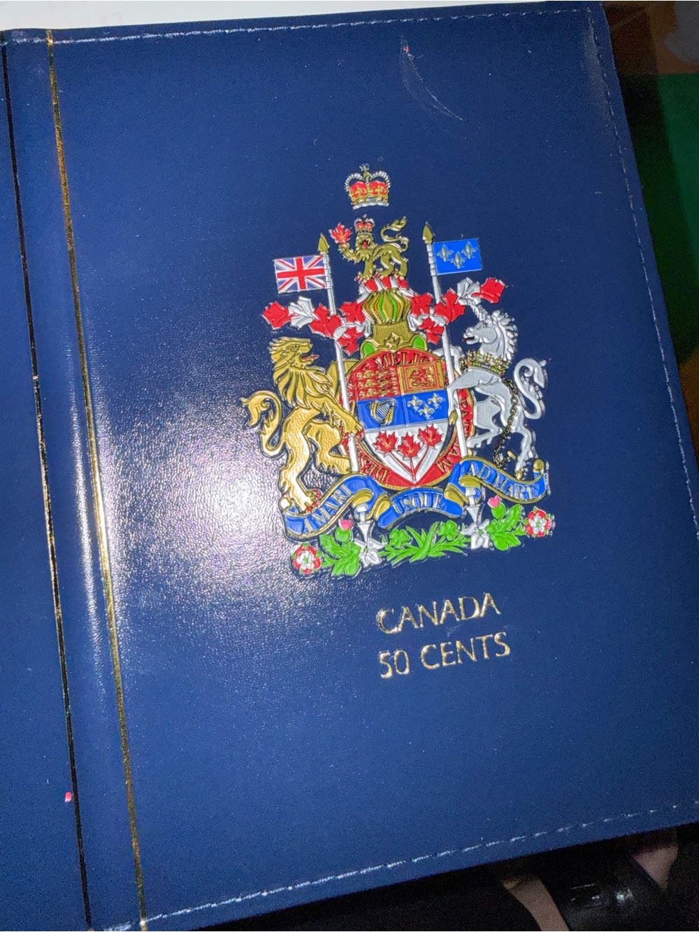 Canada 50 Cents Collector Album - Blue